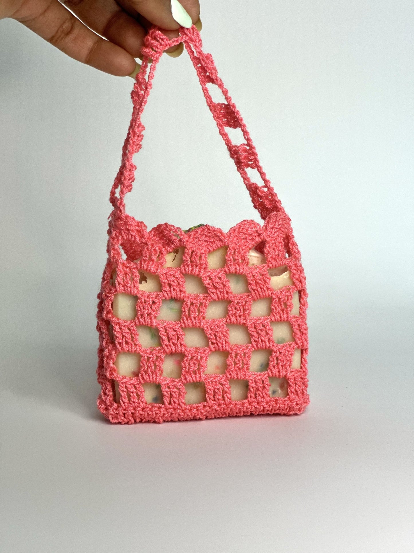 Handmade Crochet Soap Saver Bag